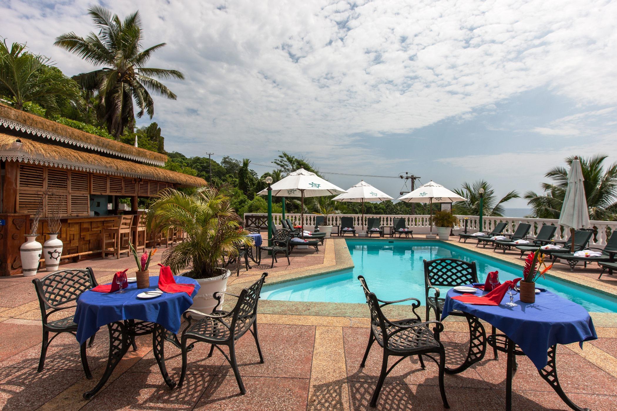 Le Relax Hotel And Restaurant Anse Royale Buitenkant foto