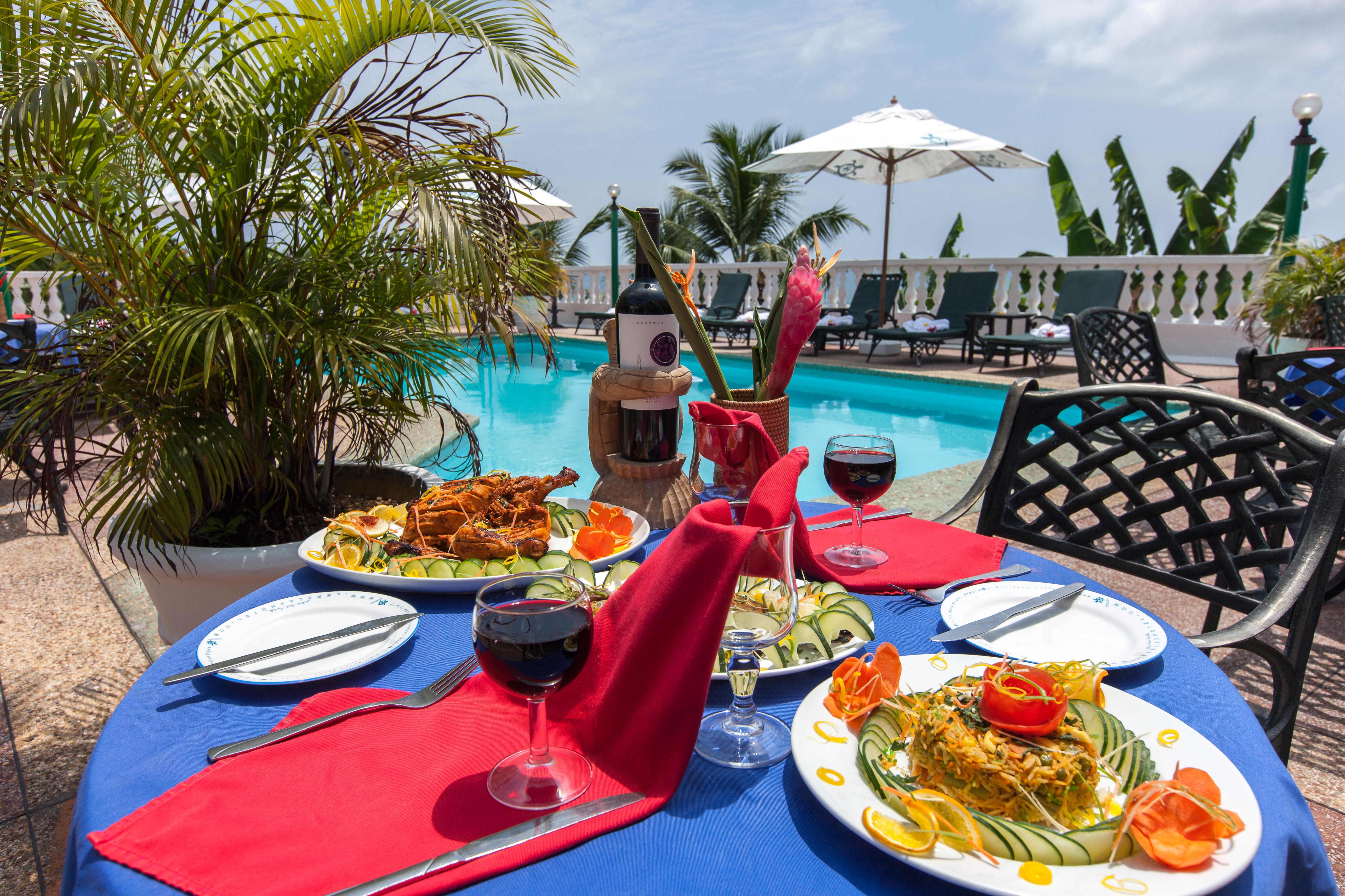 Le Relax Hotel And Restaurant Anse Royale Buitenkant foto